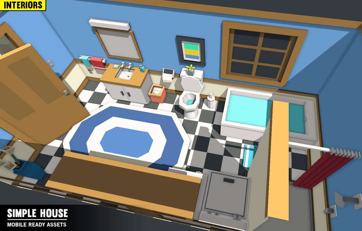 Simple House Interiors – Cartoon assets Screenshot {loop_index}
