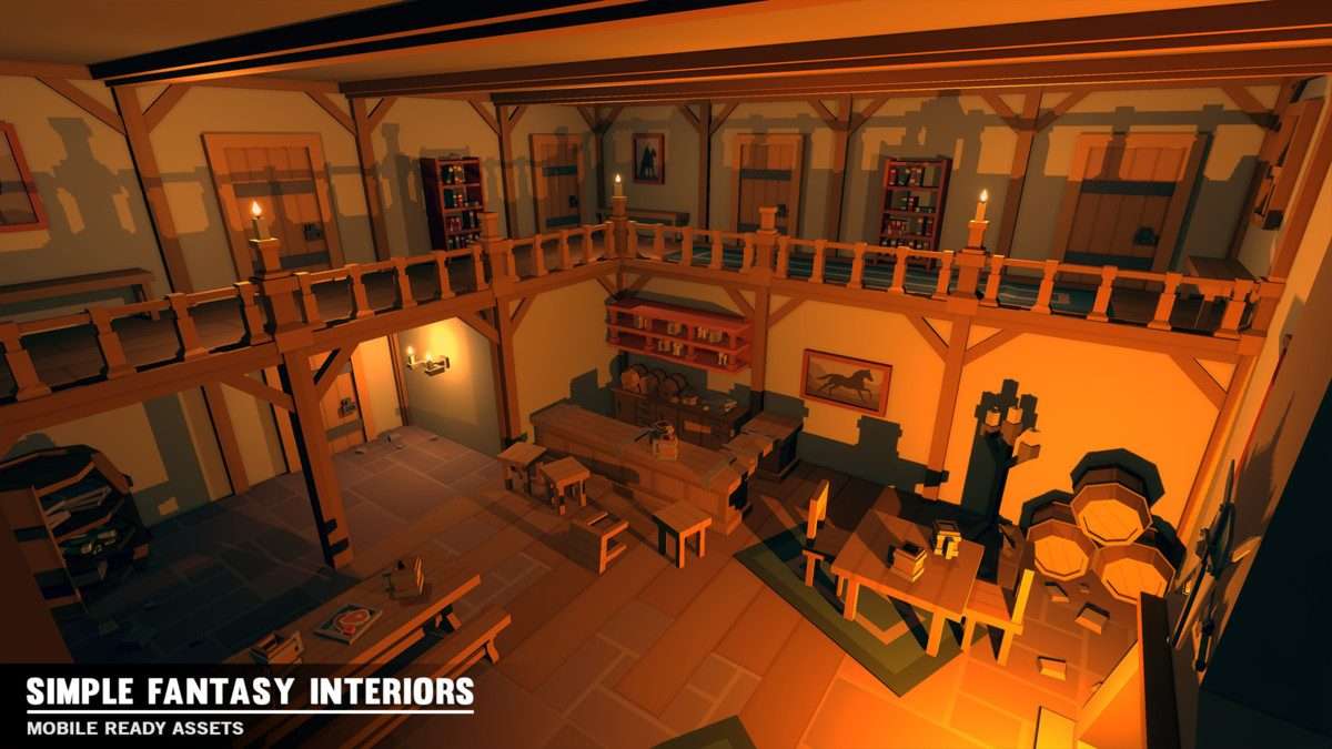 Simple Fantasy Interiors – Cartoon Assets Screenshot {loop_index}