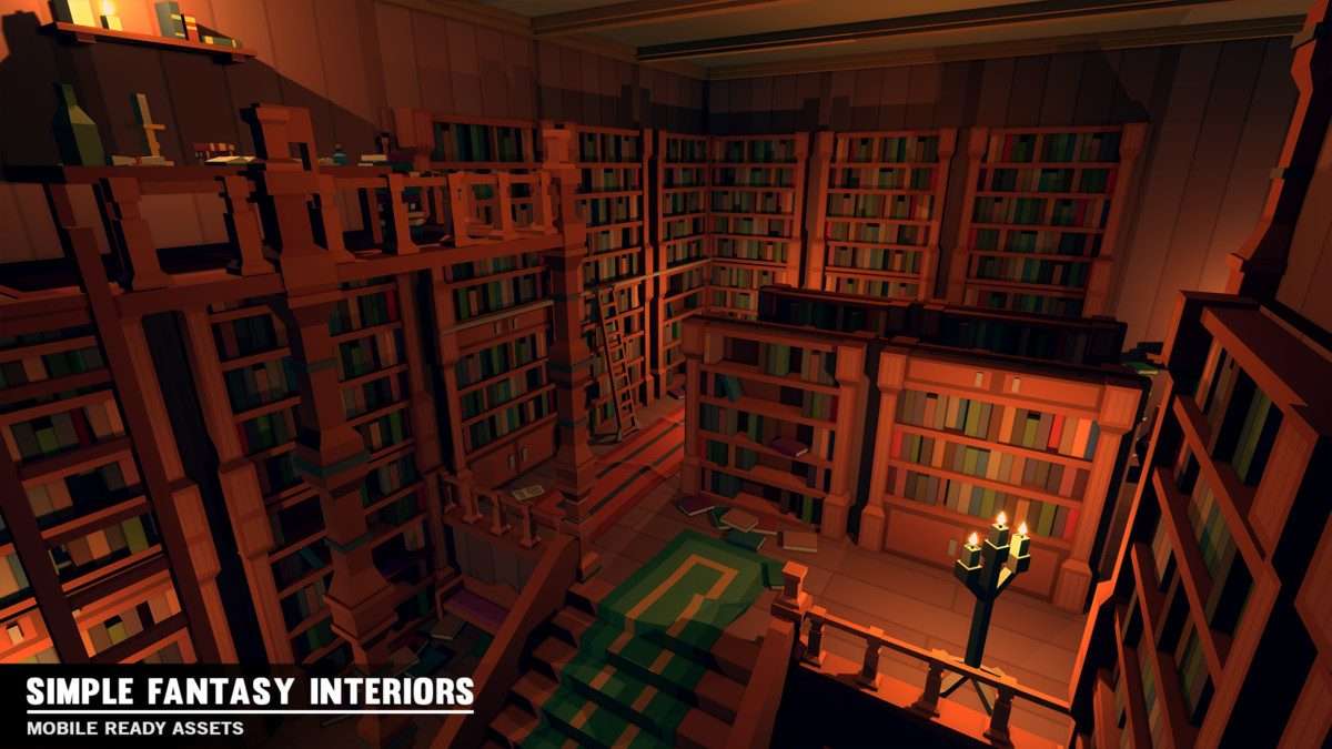 Simple Fantasy Interiors – Cartoon Assets Screenshot {loop_index}