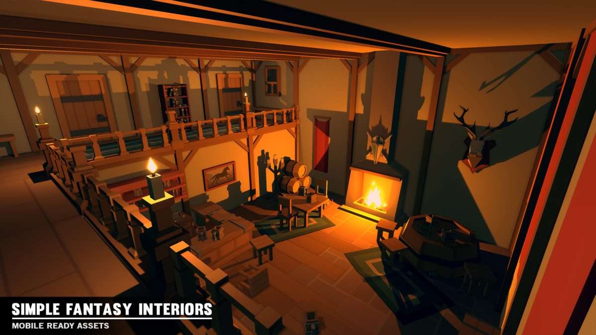 Simple Fantasy Interiors – Cartoon Assets Screenshot {loop_index}