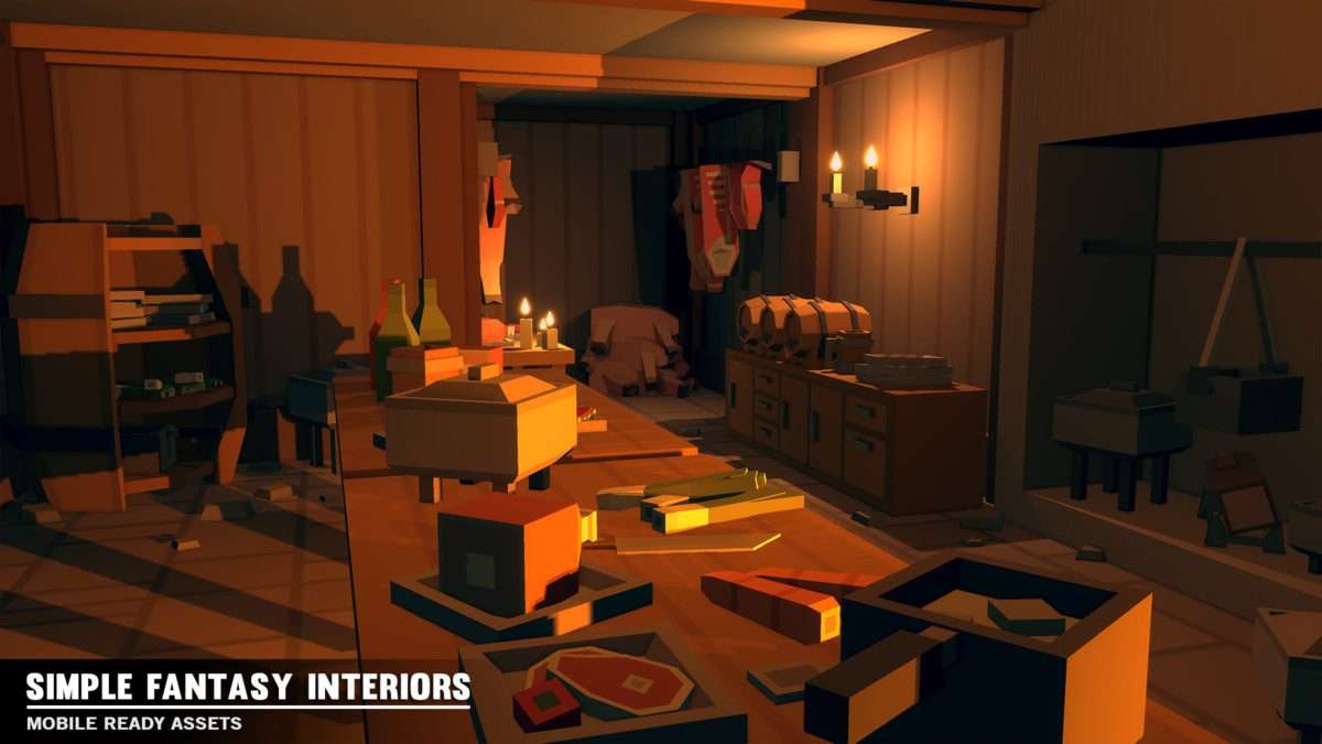 Simple Fantasy Interiors – Cartoon Assets Screenshot {loop_index}