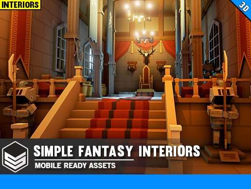 Simple Fantasy Interiors – Cartoon Assets Free Download