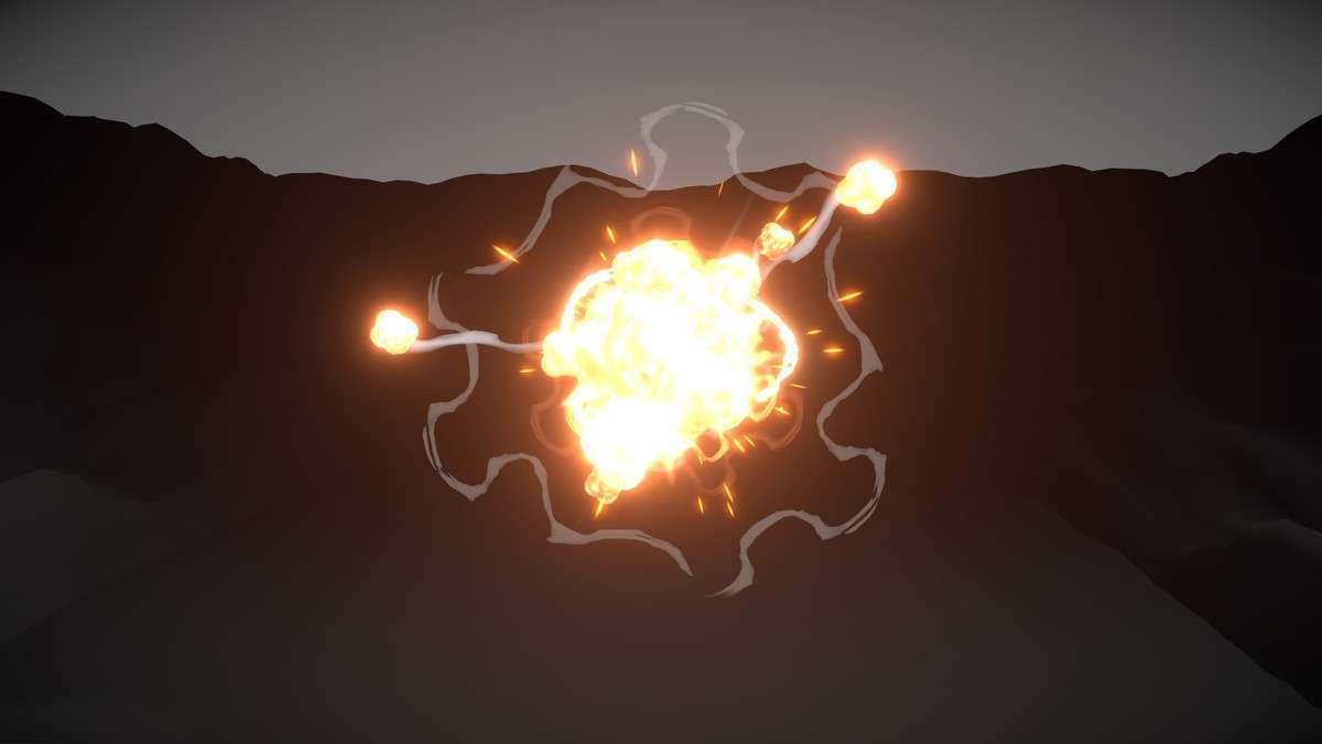 Unique Stylized Explosions – Vol. 1 Screenshot {loop_index}