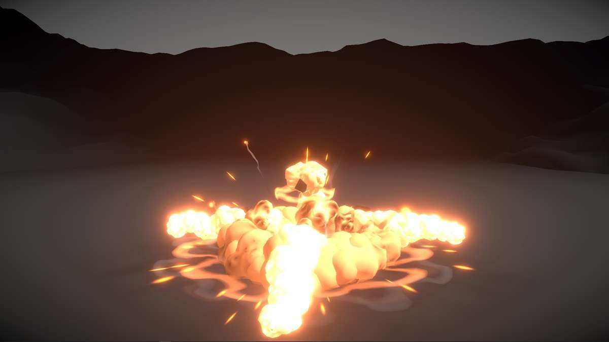 Unique Stylized Explosions – Vol. 1 Screenshot {loop_index}