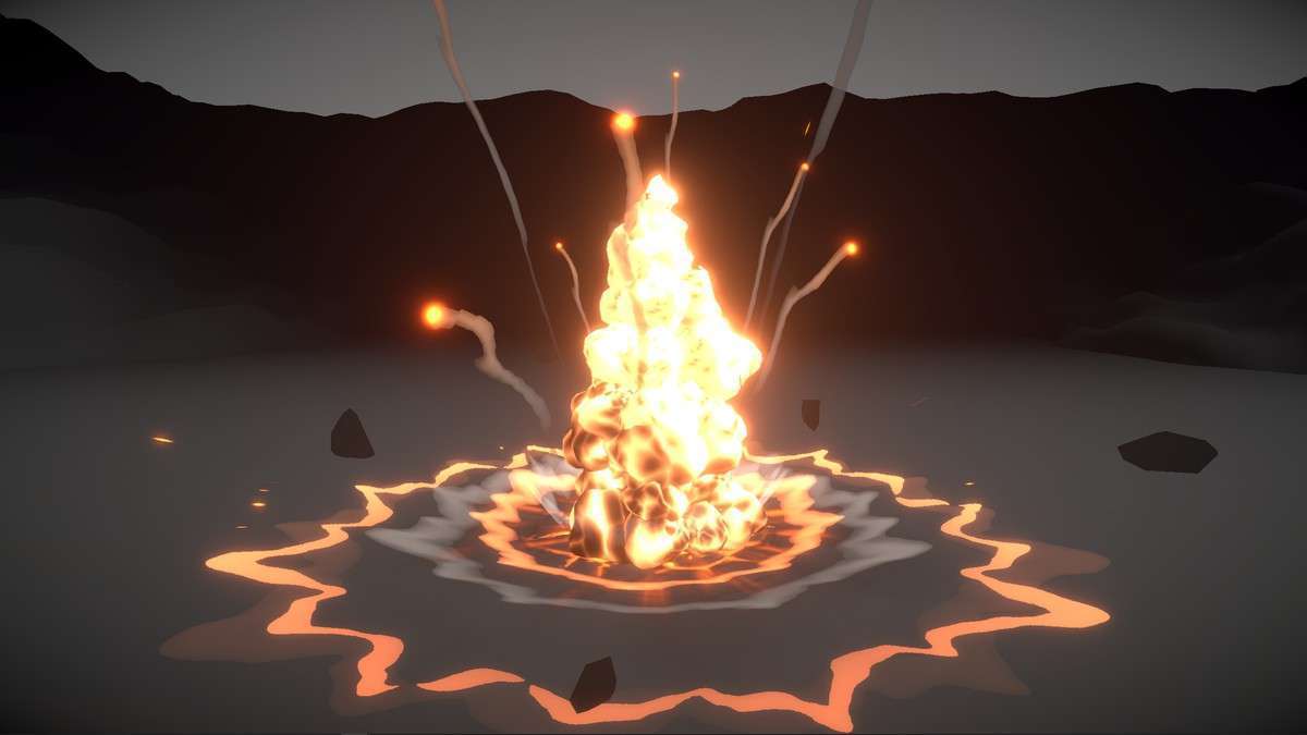 Unique Stylized Explosions – Vol. 1 Screenshot {loop_index}