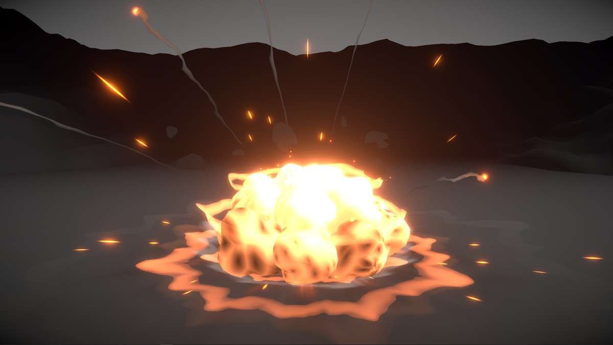 Unique Stylized Explosions – Vol. 1 Screenshot {loop_index}