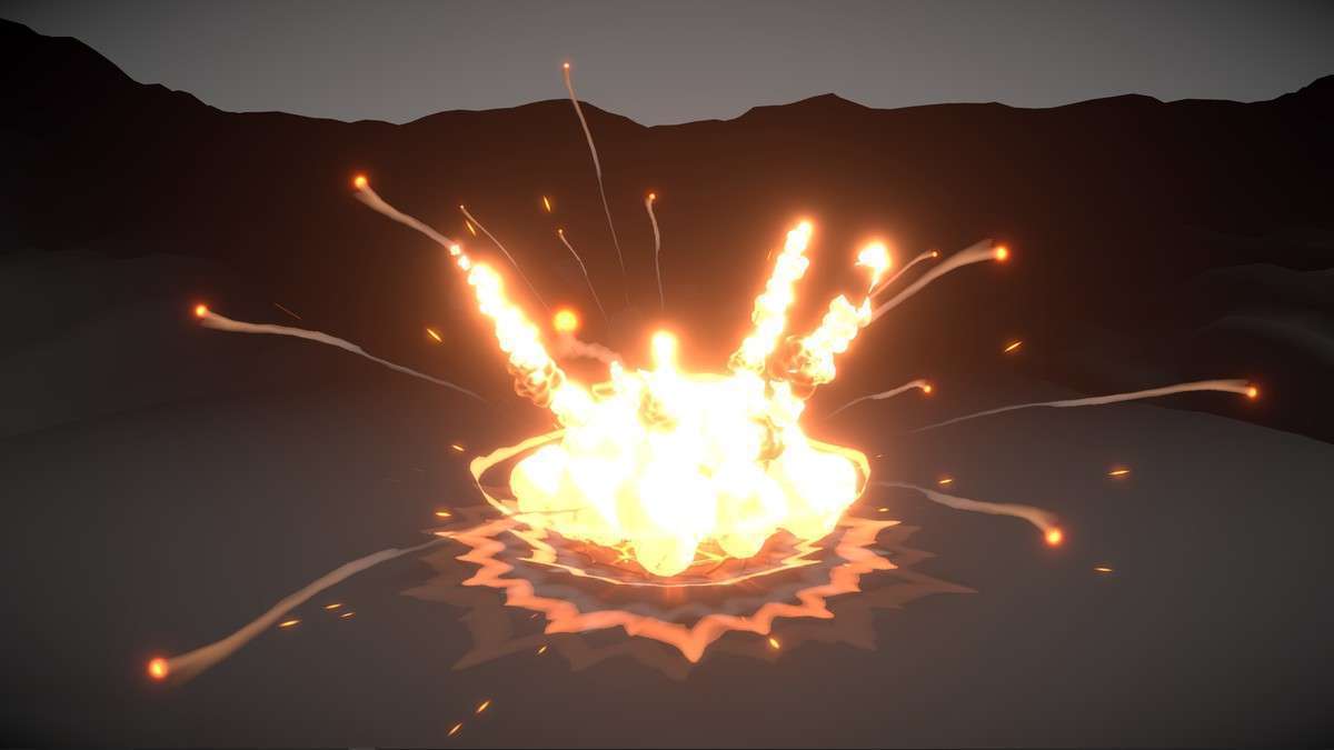 Unique Stylized Explosions – Vol. 1 Screenshot {loop_index}