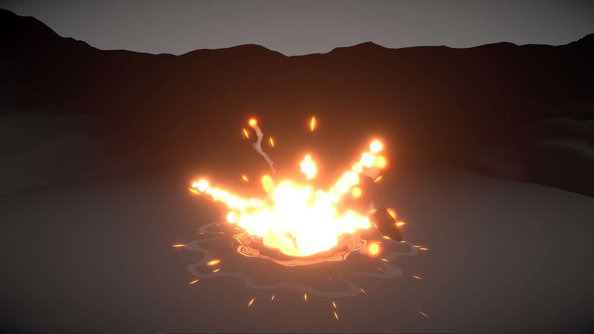 Unique Stylized Explosions – Vol. 1 Screenshot {loop_index}