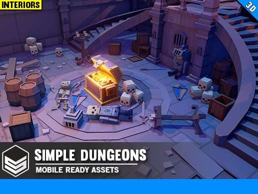 Simple Dungeons – Cartoon Assets Free Download