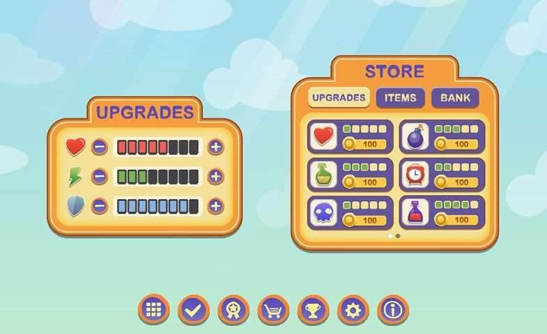 Mobile Cartoon GUI #2 Screenshot {loop_index}