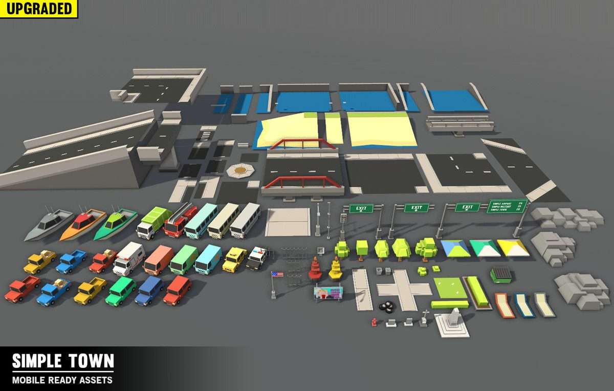 Simple Town – Cartoon Assets Screenshot {loop_index}