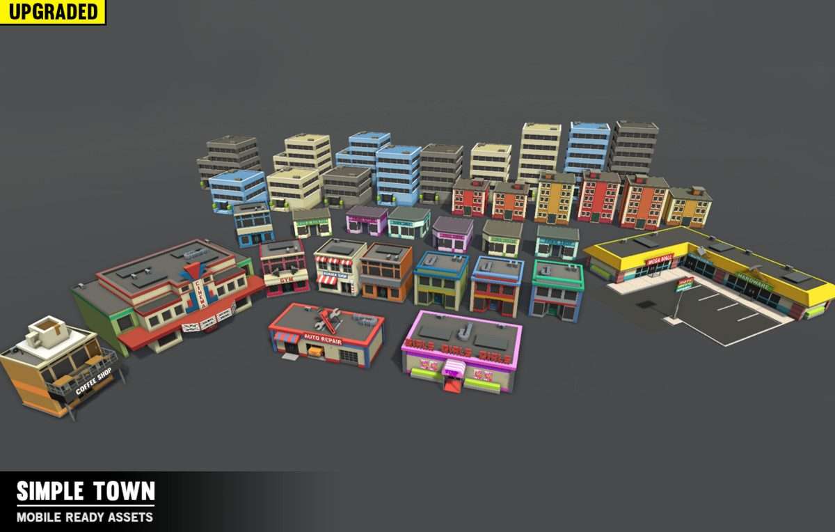 Simple Town – Cartoon Assets Screenshot {loop_index}