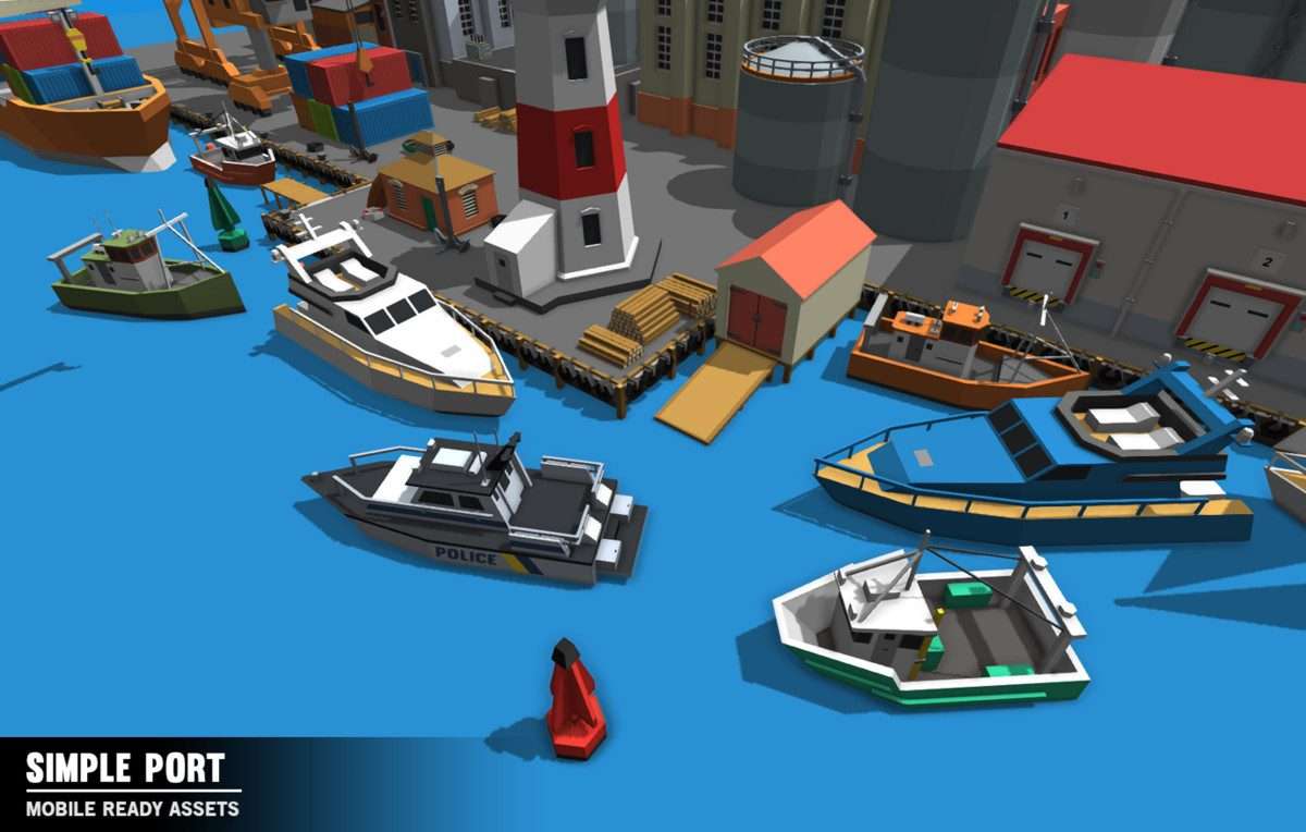 Simple Port – Cartoon Assets Screenshot {loop_index}