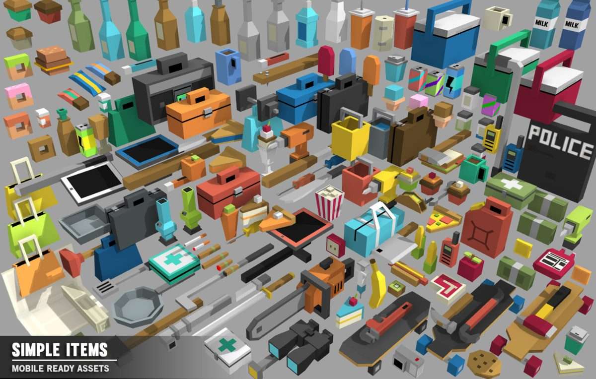 Simple Items – Cartoon Assets Screenshot {loop_index}