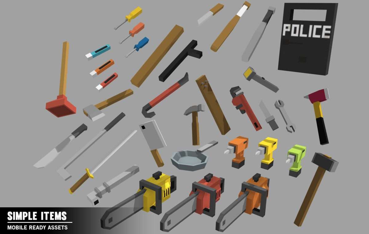 Simple Items – Cartoon Assets Screenshot {loop_index}