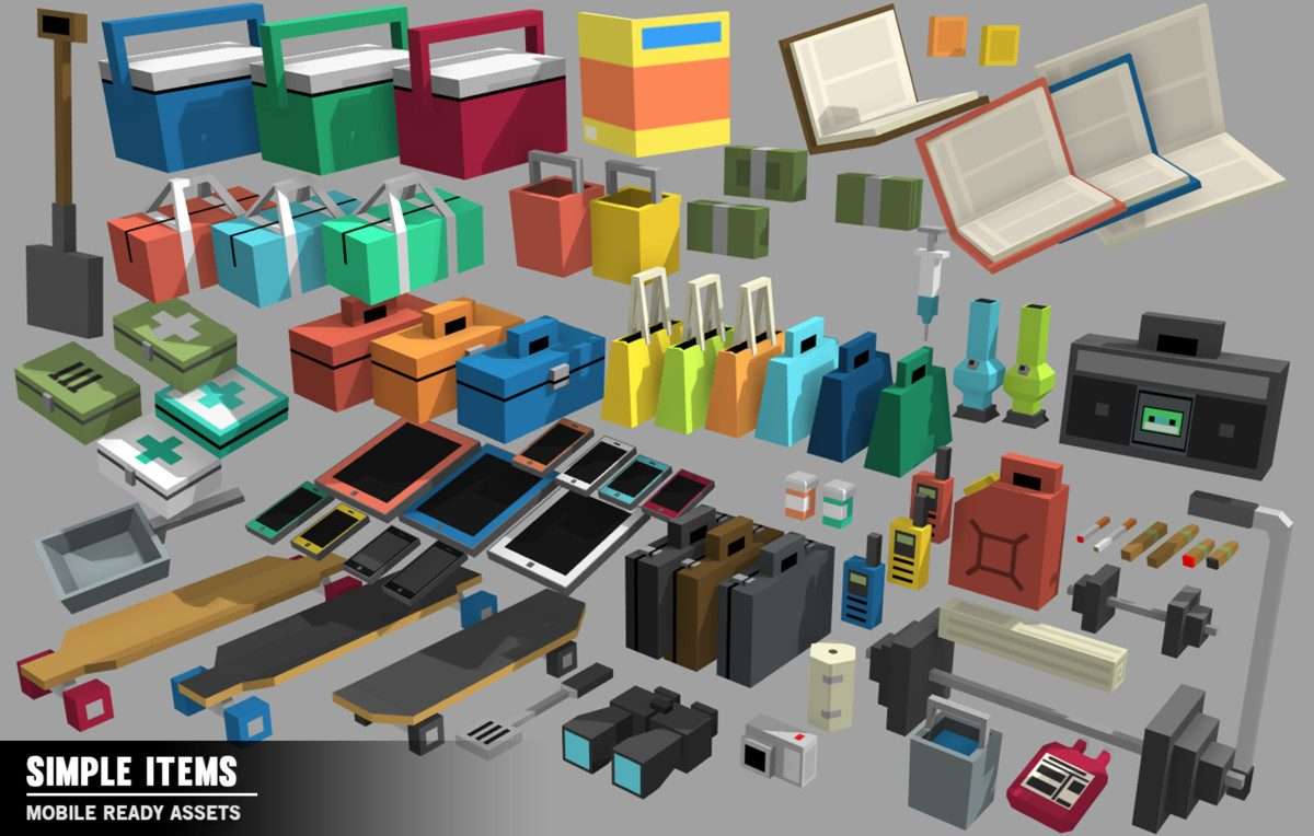Simple Items – Cartoon Assets Screenshot {loop_index}