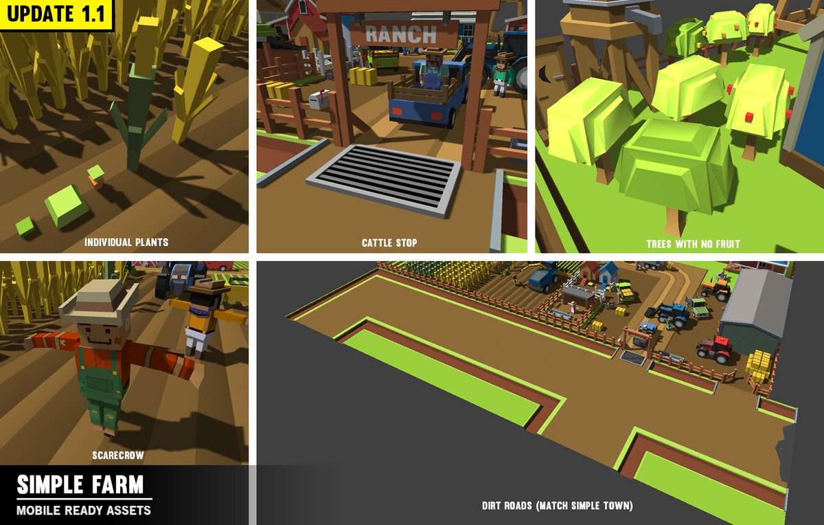 Simple Farm – Cartoon Assets Screenshot {loop_index}