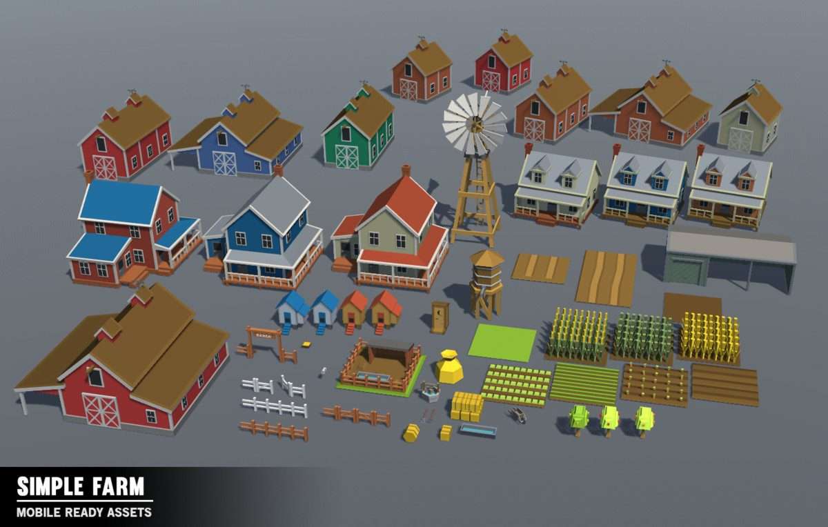 Simple Farm – Cartoon Assets Screenshot {loop_index}