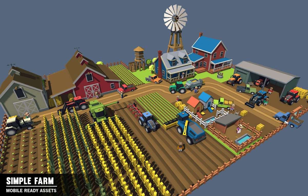Simple Farm – Cartoon Assets Screenshot {loop_index}