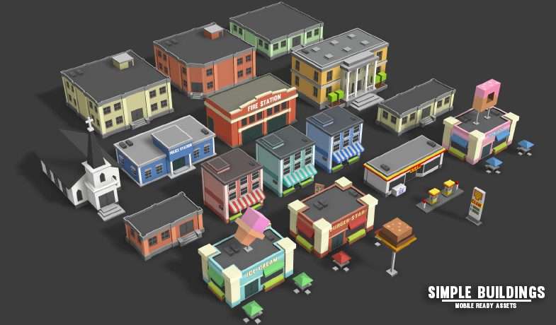 Simple Buildings – Cartoon City Screenshot {loop_index}