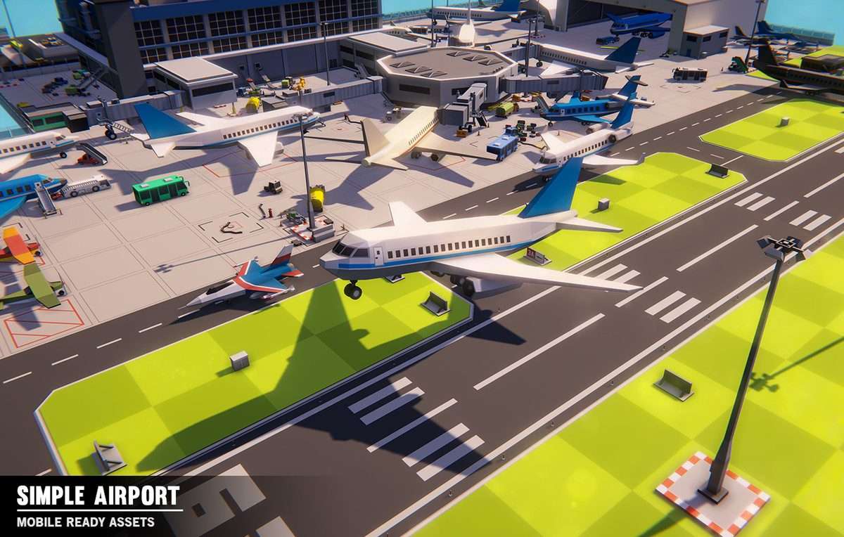 Simple Airport – Cartoon Assets Screenshot {loop_index}