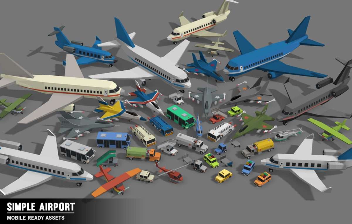 Simple Airport – Cartoon Assets Screenshot {loop_index}
