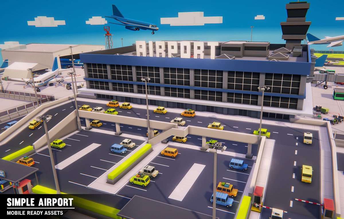 Simple Airport – Cartoon Assets Screenshot {loop_index}