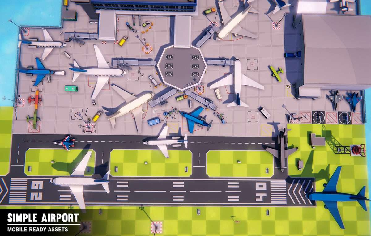 Simple Airport – Cartoon Assets Screenshot {loop_index}