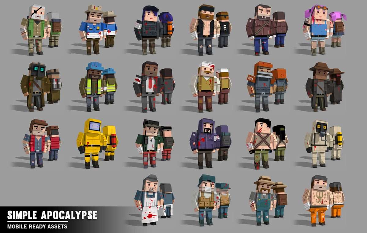 Simple Apocalypse – Cartoon Assets Screenshot {loop_index}