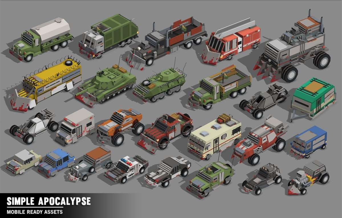 Simple Apocalypse – Cartoon Assets Screenshot {loop_index}