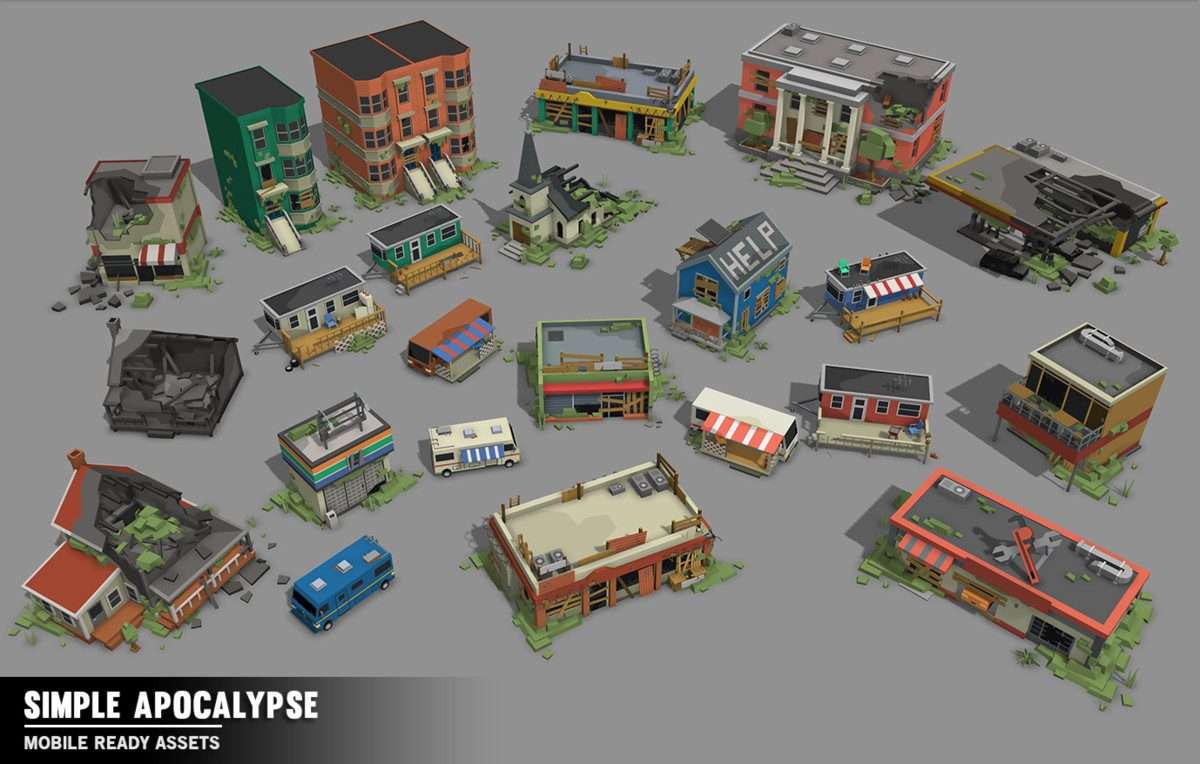 Simple Apocalypse – Cartoon Assets Screenshot {loop_index}
