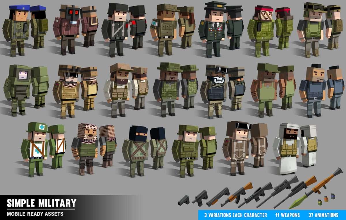 Simple Military – Cartoon War Screenshot {loop_index}