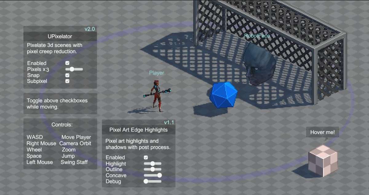 UPixelator – Pixelize 3d Scenes Screenshot {loop_index}