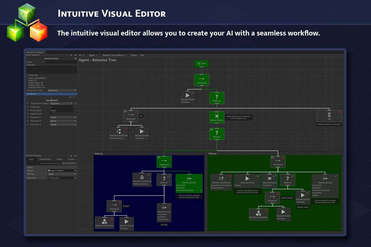 Behavior Designer Pro – DOTS Powered Behavior Trees Screenshot {loop_index}