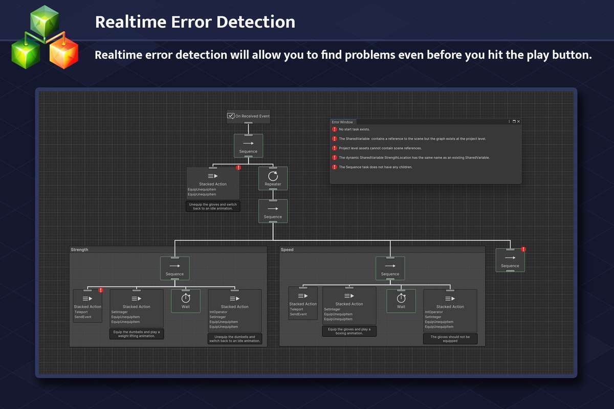 Behavior Designer Pro – DOTS Powered Behavior Trees Screenshot {loop_index}