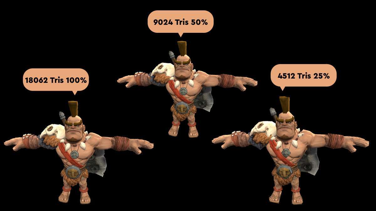 Poly Few | Mesh Simplifier and Auto LOD Generator Screenshot {loop_index}
