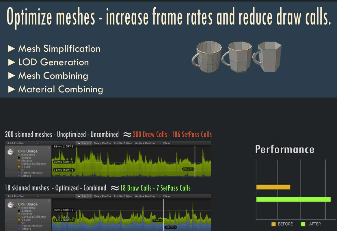 Poly Few | Mesh Simplifier and Auto LOD Generator Screenshot {loop_index}