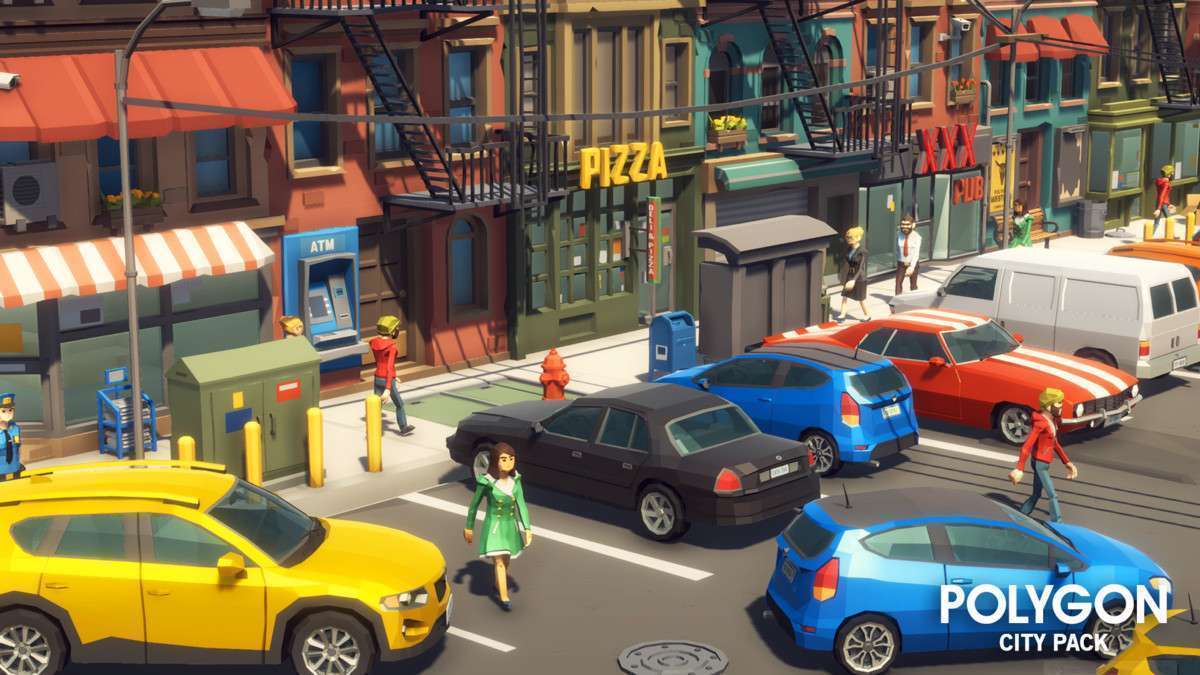POLYGON – City Pack – Art by Synty Screenshot {loop_index}