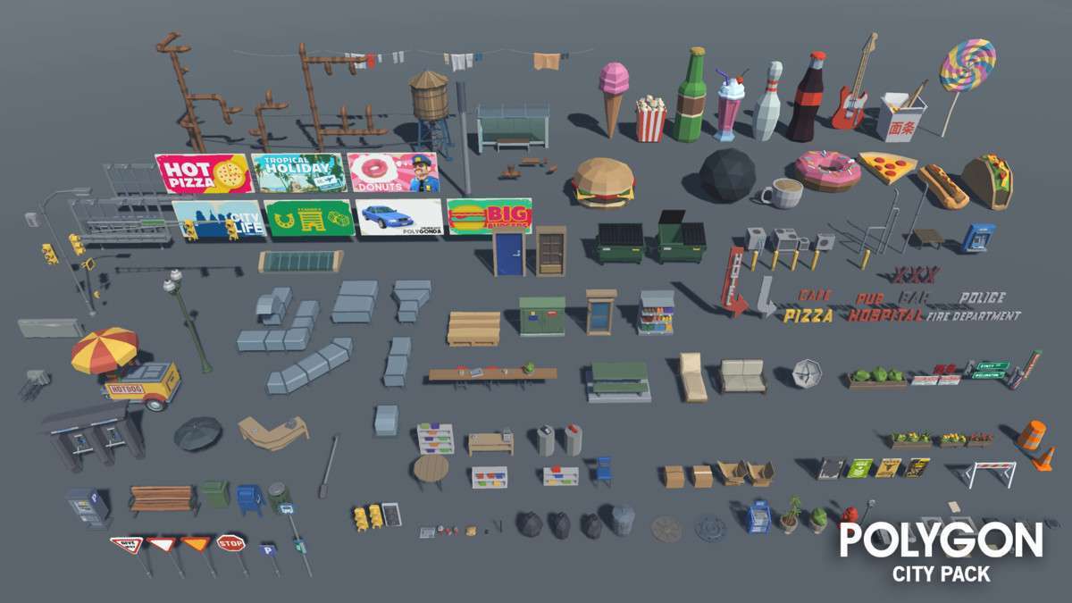POLYGON – City Pack – Art by Synty Screenshot {loop_index}