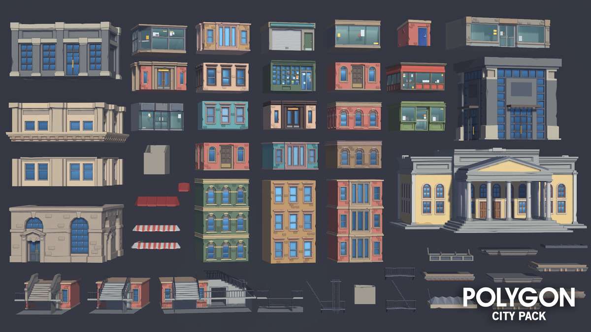 POLYGON – City Pack – Art by Synty Screenshot {loop_index}