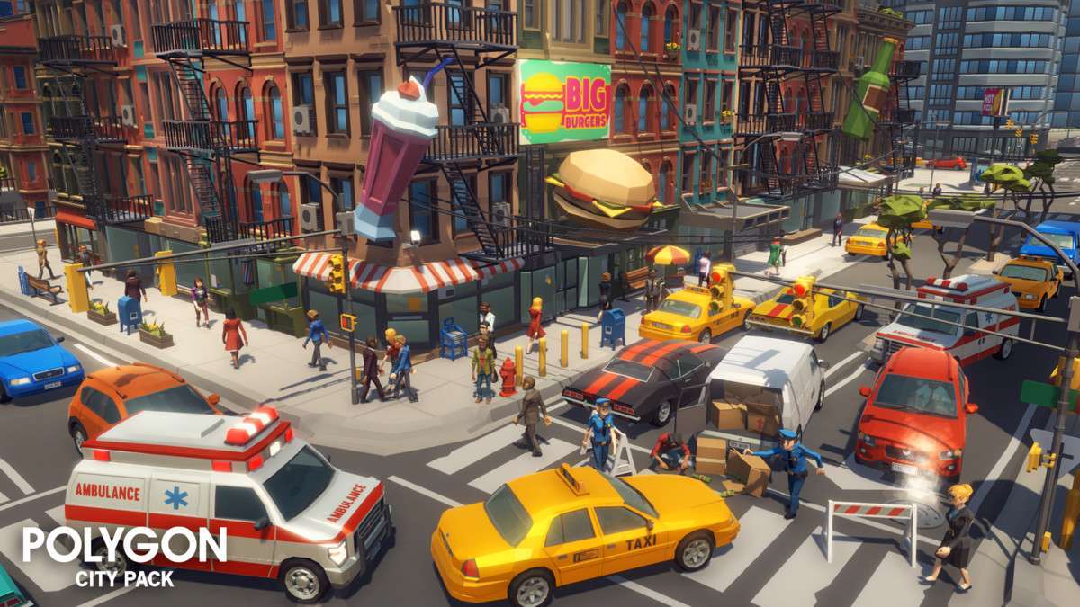 POLYGON – City Pack – Art by Synty Screenshot {loop_index}