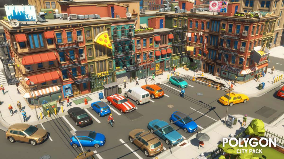 POLYGON – City Pack – Art by Synty Screenshot {loop_index}