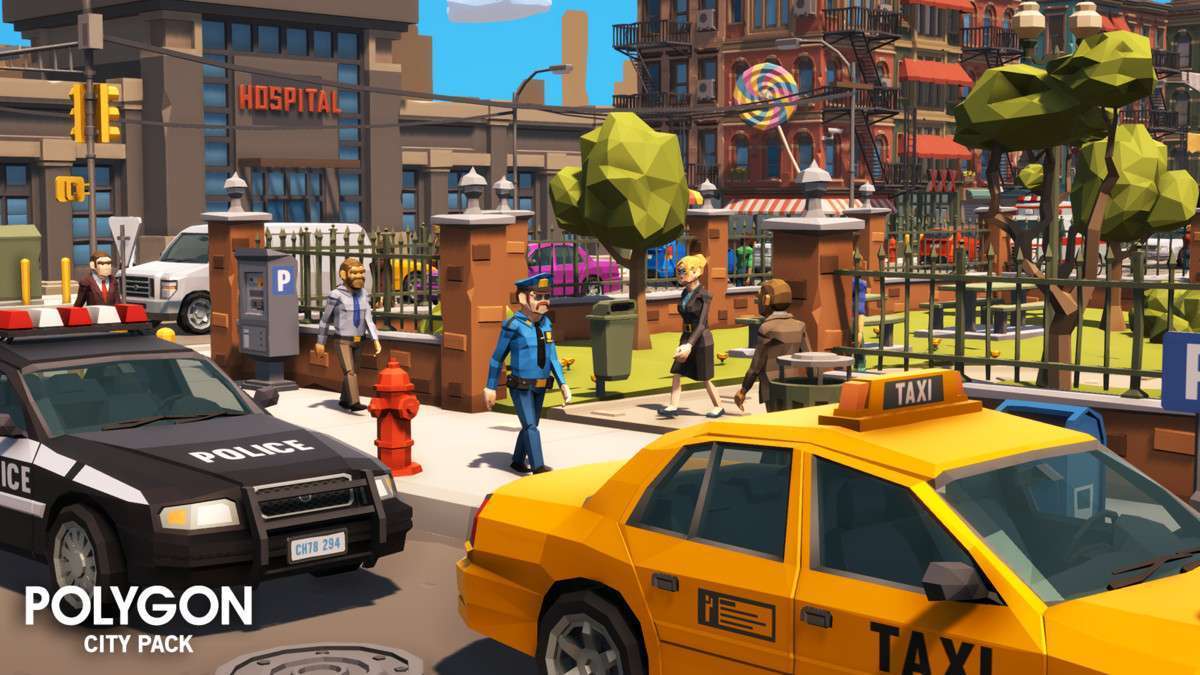POLYGON – City Pack – Art by Synty Screenshot {loop_index}
