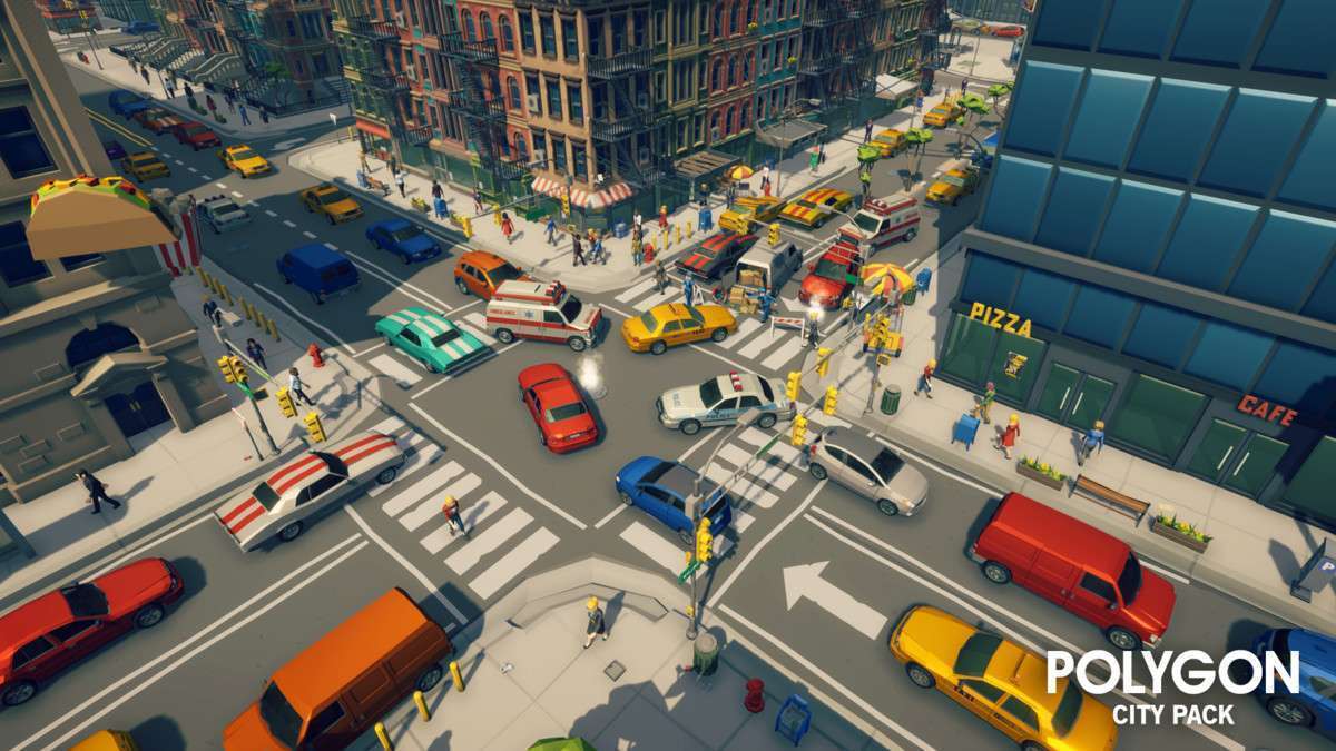 POLYGON – City Pack – Art by Synty Screenshot {loop_index}