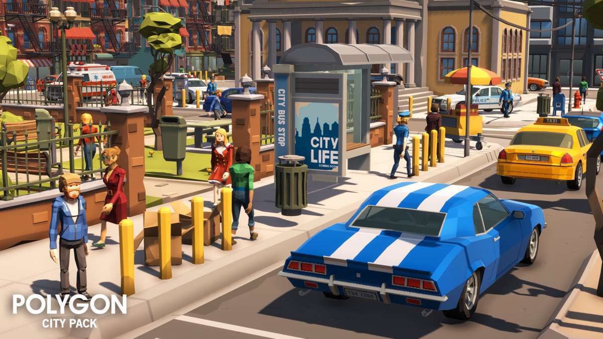 POLYGON – City Pack – Art by Synty Screenshot {loop_index}