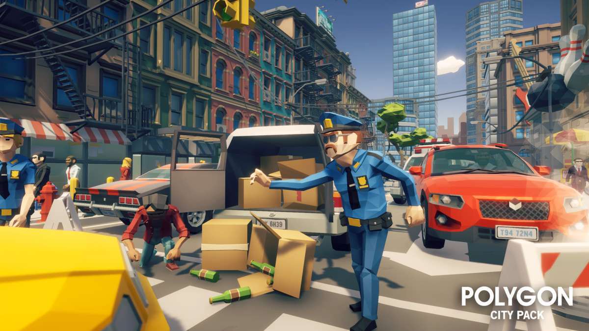POLYGON – City Pack – Art by Synty Screenshot {loop_index}