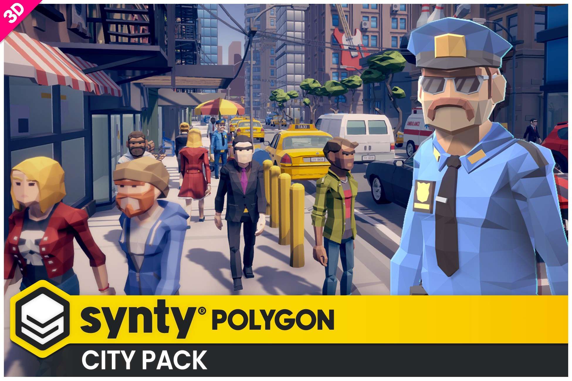 POLYGON – City Pack – Art by Synty Free Download